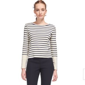 Whistles Nautical Stripe Boxy Tee